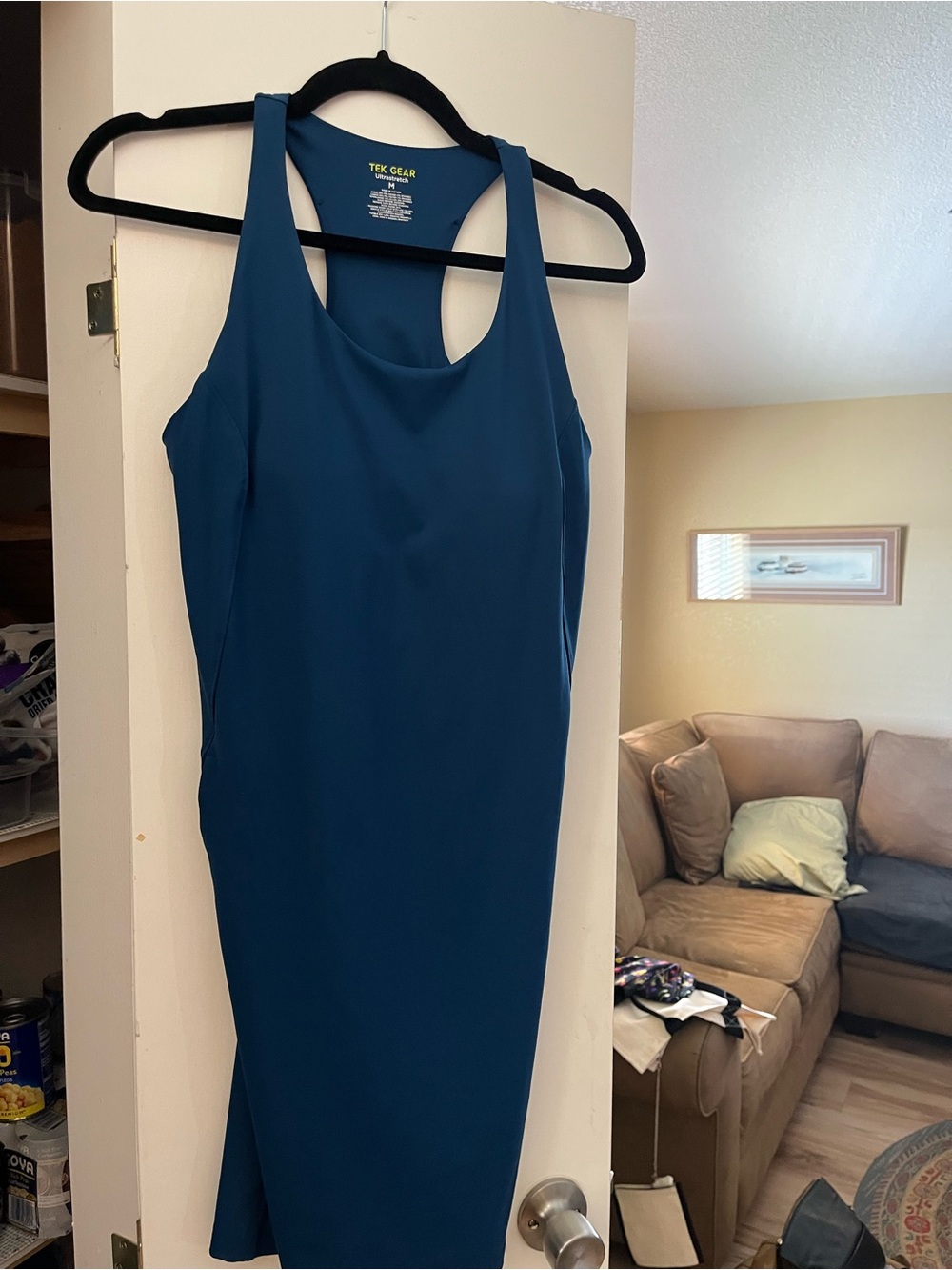 Women's Tek Gear Ultrastretch Dress with Built-In Bra nwot
Teal size M